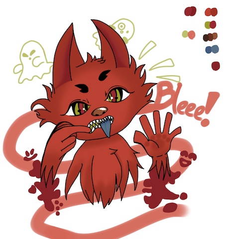 モンスターを描いて、アイコンに。
