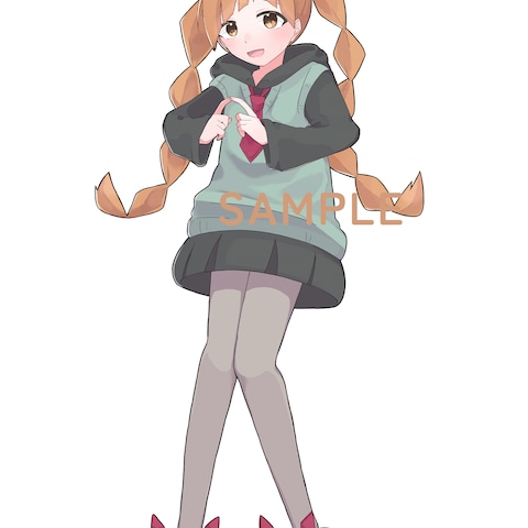 オリジナルキャラクター/全身イラスト