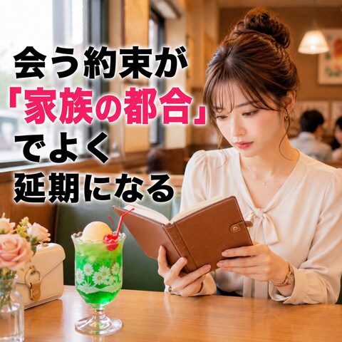 【結婚】会う約束が 「家族の都合」で よく延期になる