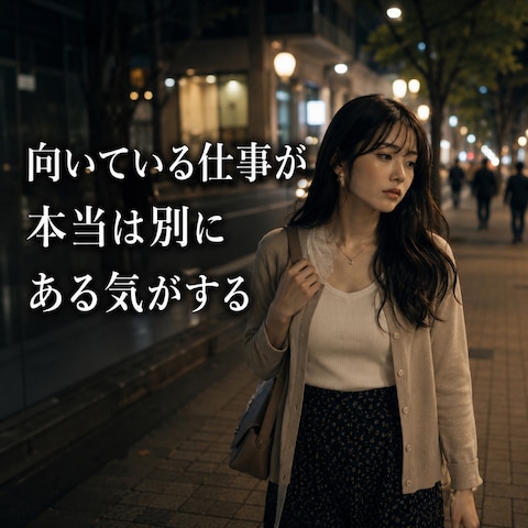 仕事運 向いている仕事は、本当は別にあるのかもしれない
