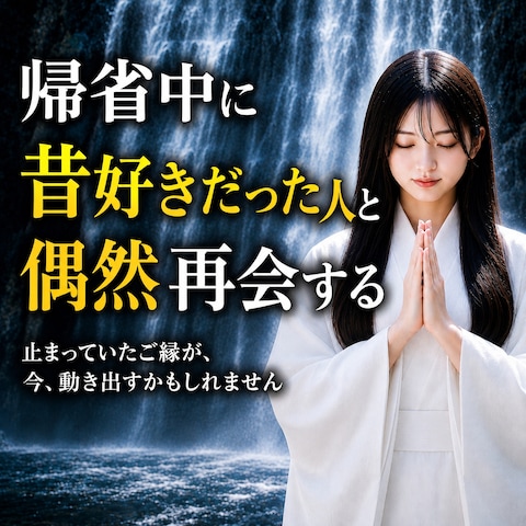 霊視鑑定　帰省中に昔好きだった人と偶然再会する　　