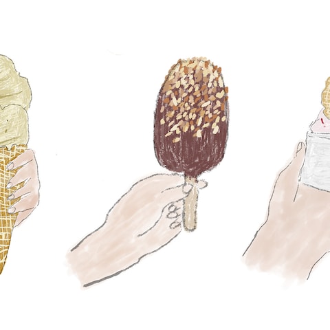 アイスクリーム3種