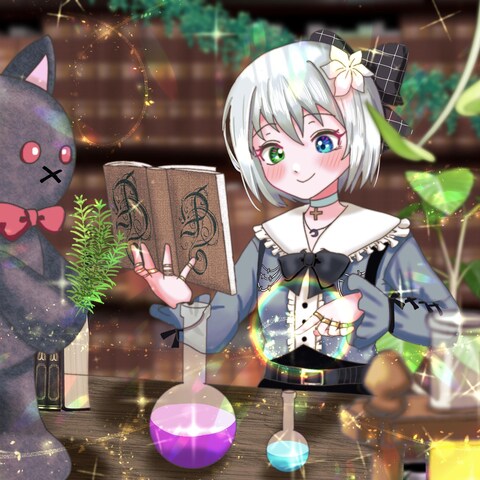 1枚絵、魔女見習い