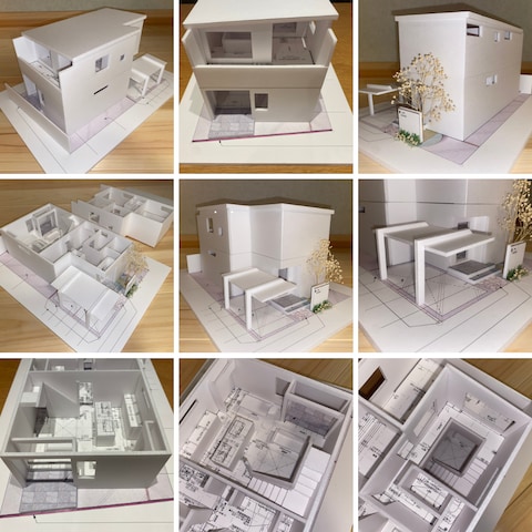 記念用の住宅模型