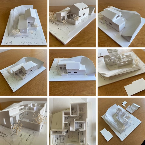 K様邸　住宅模型