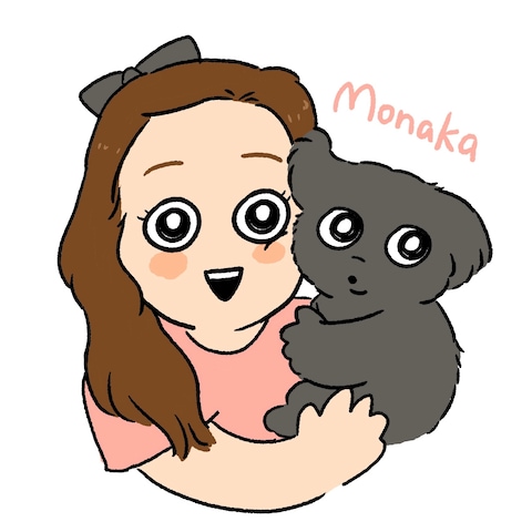 愛犬とのアイコンイラスト
