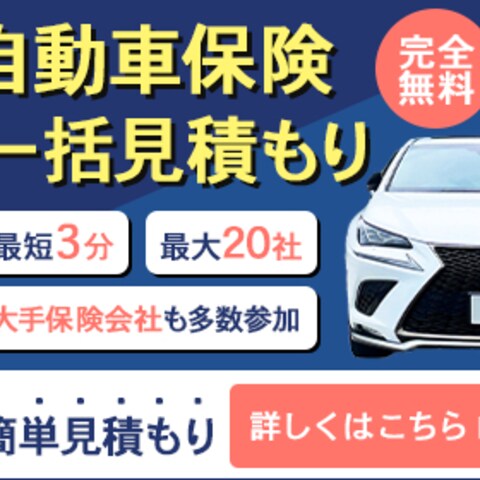 自動車保険　バナー