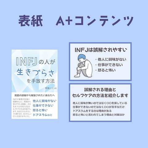 【Kindle電子書籍】表紙・A+コンテンツのデザイン