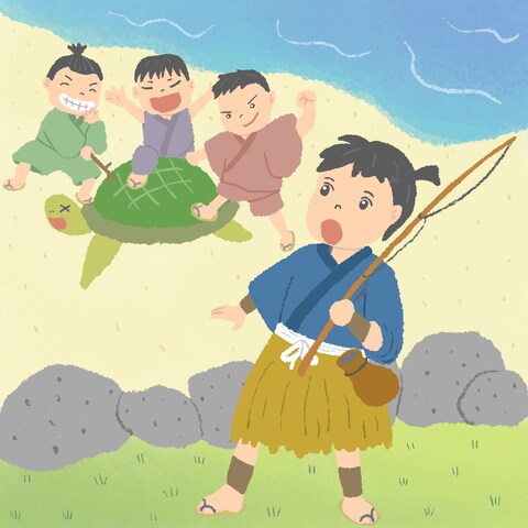 某出版社様_中学高校向け英語学習副教材の挿絵
