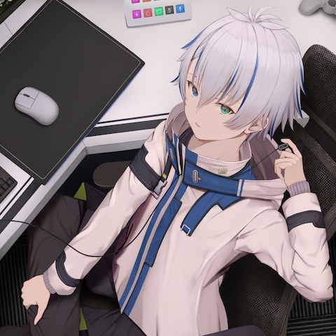 男性一枚絵イラストイメージ
