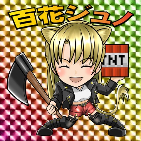 ビックリマン風イラスト　（公認グッズ使用）