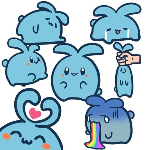 オリジナルマスコットキャラクター：うさりーふ