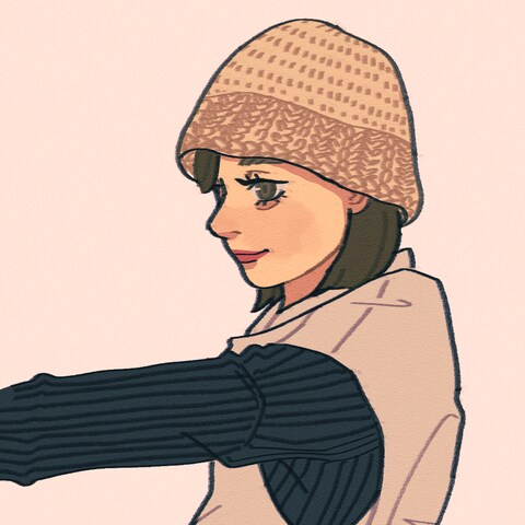 友人の似顔絵作成