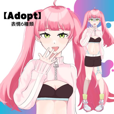 ピンクな女の子