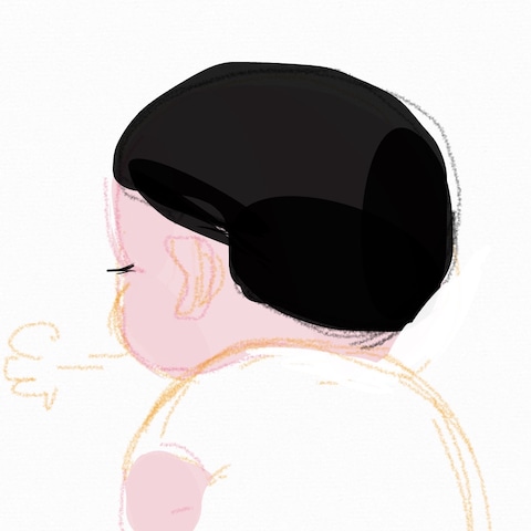 かわいい背中