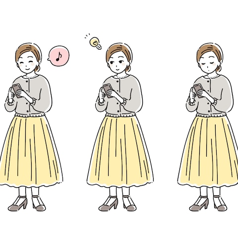 女性のイラスト