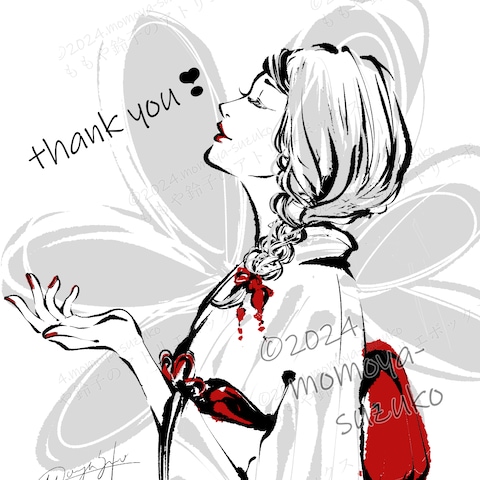 プレゼント用のイラストのご依頼をいただきました