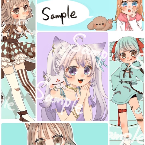 等身絵柄サンプル