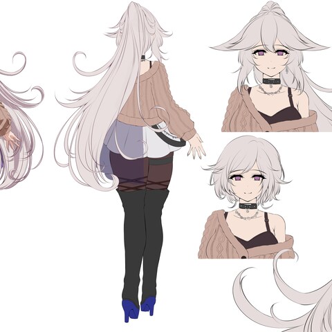 EN Vtuber Bazeelle　Refsheet
