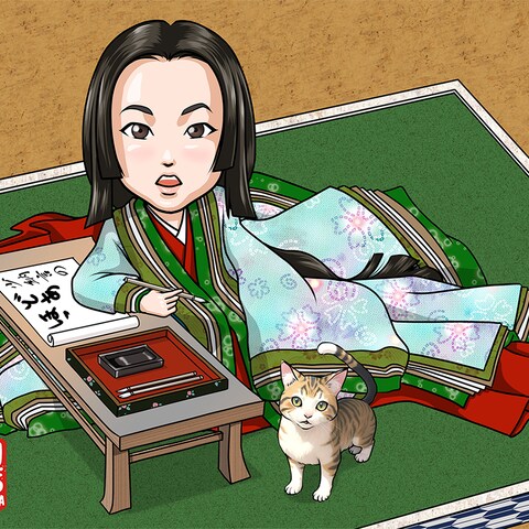 紫式部さん。