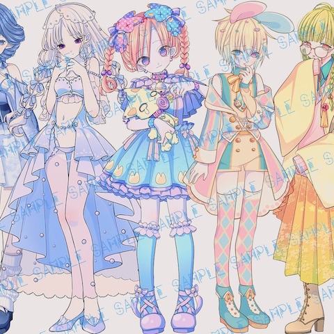 立ち絵販売例