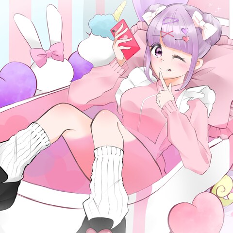 グッズ用 描き下ろしイラスト 【ゆめかわおんなのこ】