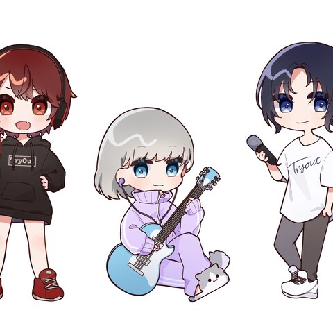 デフォルメイラスト作成