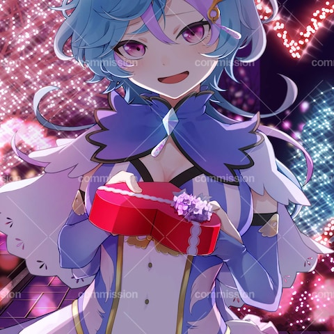 ⑱バレンタインイラストのご依頼