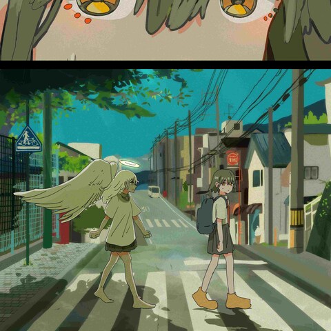 ずっとついてくる