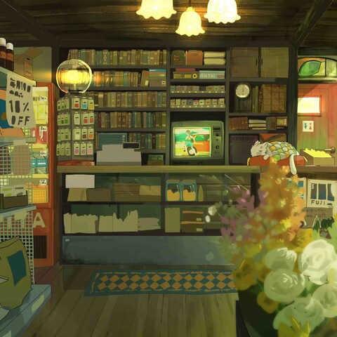アニメーション背景絵