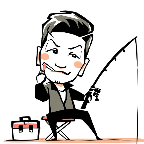 切り絵タッチのちっちゃかわいいポップな似顔絵