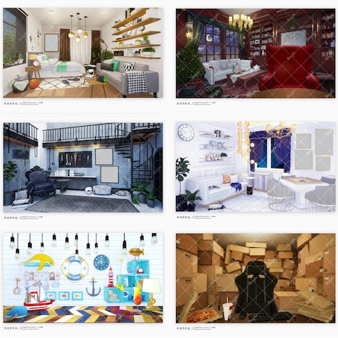 Vtuberさん配信背景