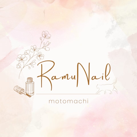 「Ramu Nail 元町」様のロゴデザイン