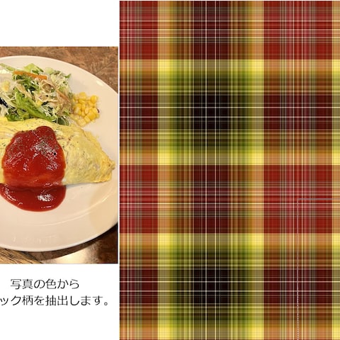 画像からのチェック柄抽出