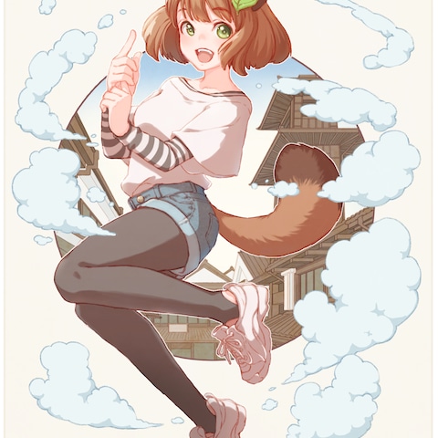 変身狸娘