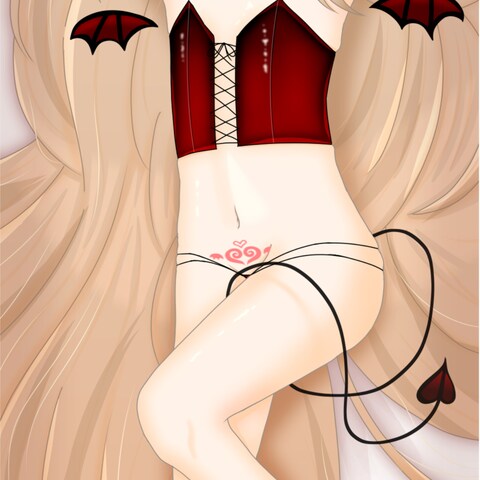 ハロウィン抱き枕用イラスト