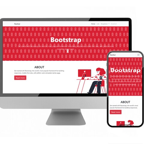 【架空サイト】Bootstrap紹介サイトの制作