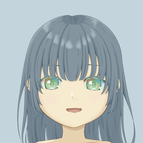女の子の顔2