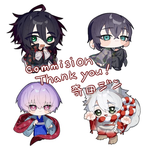 【ご依頼】デフォルメイラストサンプル