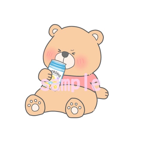 ゆるかわ動物アイコンイラスト