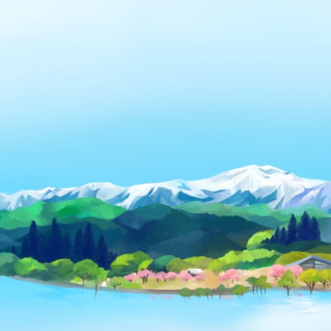 風景イラスト