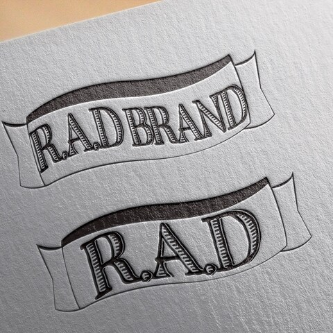 アパレルブランド『R.A.D.BRAND』のロゴ