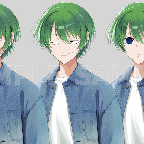 あっしゅ様（追加表情差分3種）イラスト作成