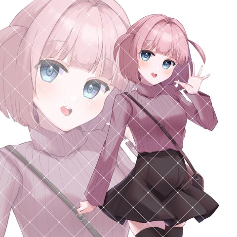 オリジナルキャラクターの私服姿