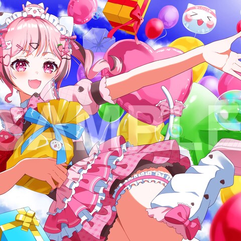 猫板あいる様　誕生日記念イラスト