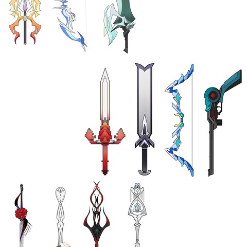 武器デザインサンプル