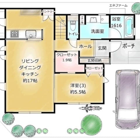 戸建て間取り図