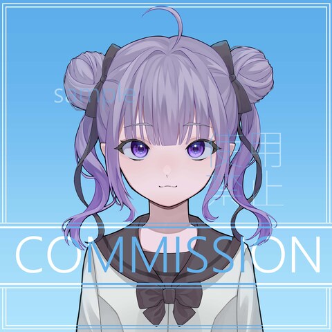 証明写真風イラストvライバー様