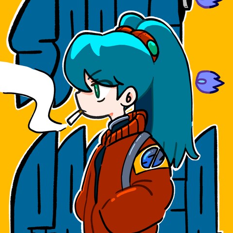 イラスト作成例 1枚絵