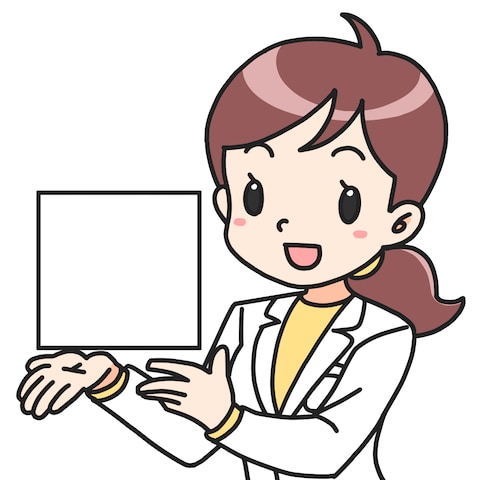 薬局チラシ用のイラスト作成